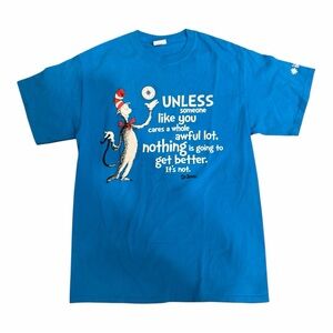 Dr. Seuss Graphic Tee Shirt Cotton The Lorax size medium